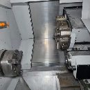 []日本津上M08JL5-II数控车床，配8寸千岛液压卡盘加工直.